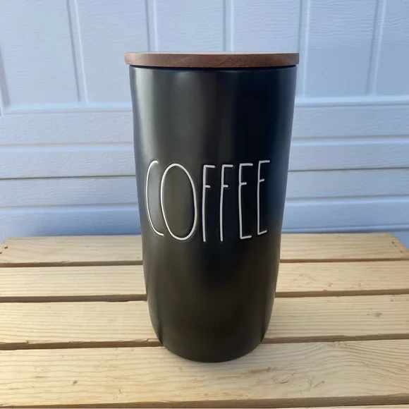New Rae Dunn Tall Ceramic Coffee Canister - Picture 1 of 2